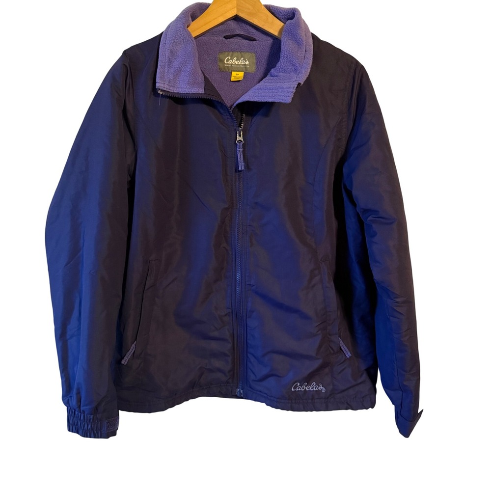 Cabelas‎ Womens Small Purple Fleece Lined Jacket Coat Outerwear, Outdoor
